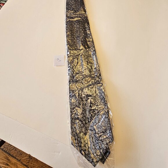 Giorgio Armani Cravatte Blue Silk Floral Jacquard Tie - Made in Italy NWOT - Picture 2 of 11